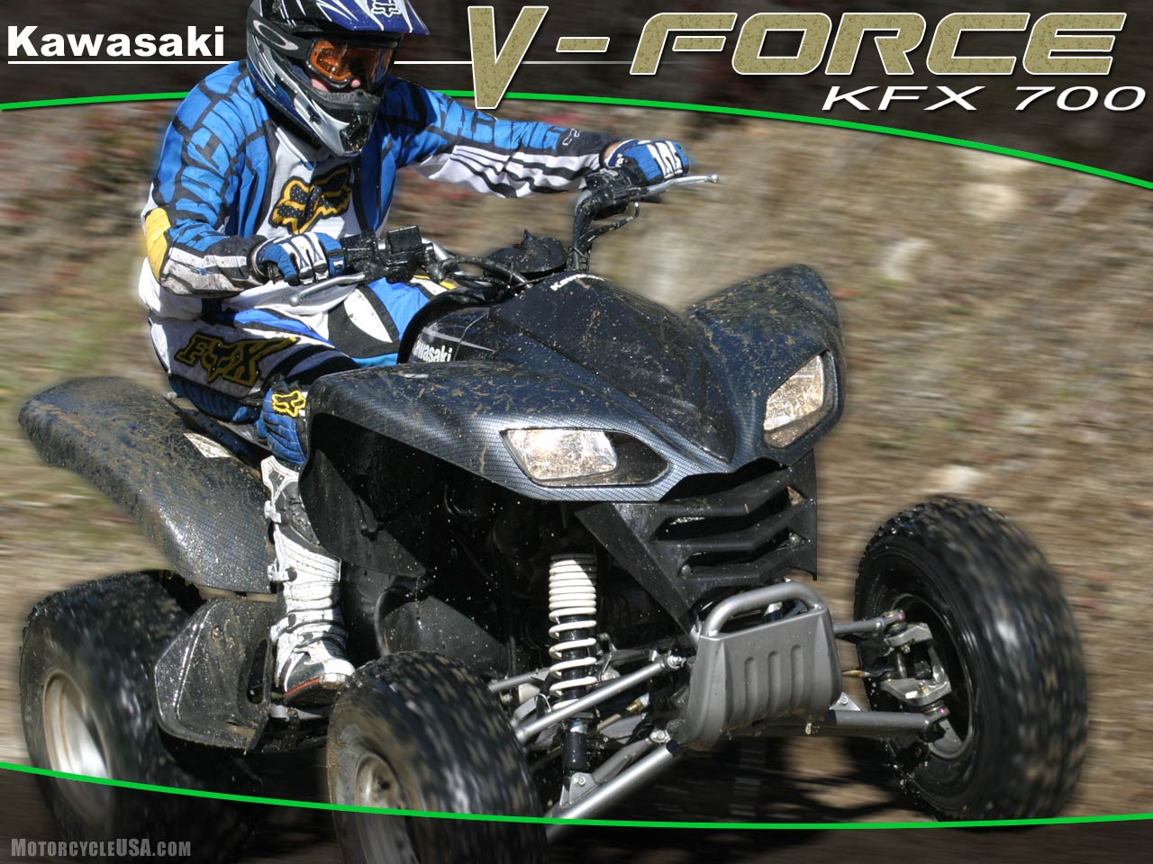 2004款川崎V Force 700摩托车图片1