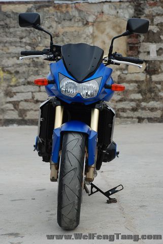 06年 Kawasaki  蓝色街头王者风欲 Z1000 蓝黑 图片 1