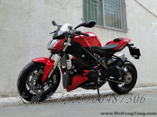 【二手杜卡迪街车】09年杜卡迪暴力街车红色Ducati StreetFighter 1100 街霸 图片 1
