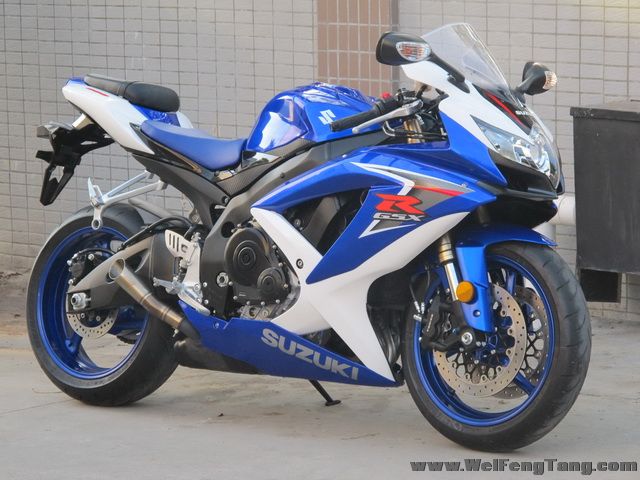 2008款 铃木GSX-R600 小R K8 蓝白色 图片 1