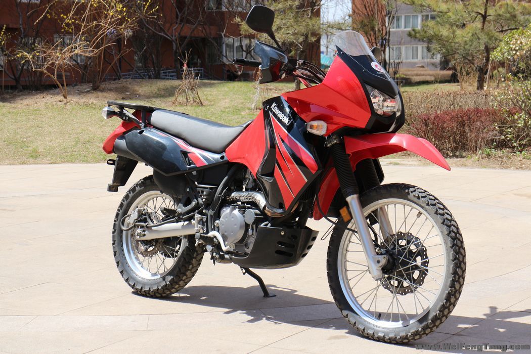 出售2009款红色川崎KLR650越野摩托车 图片 1