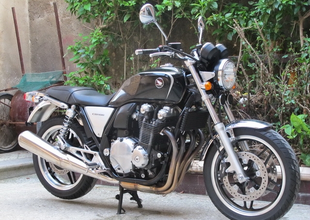 再到2010年 本田 CB1100 复古车 黑色原漆 图片 1